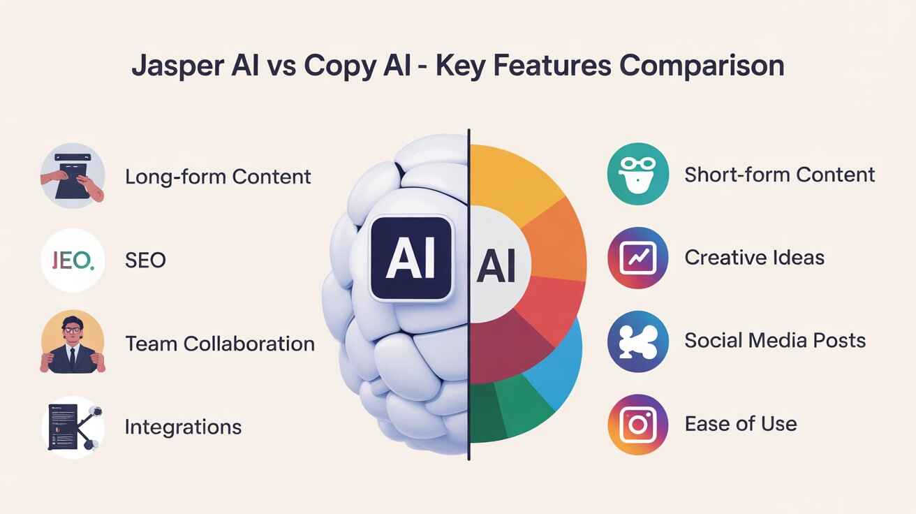 Jasper AI vs Copy AI – Key Features Comparison