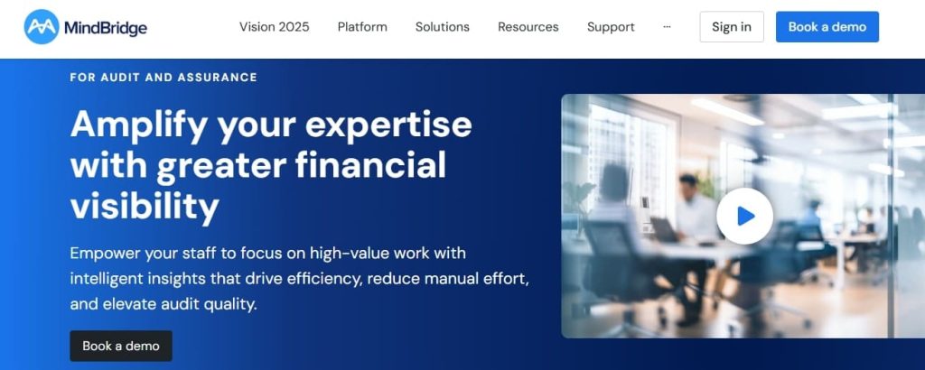 MindBridge AI – Best for AI-Powered Auditing