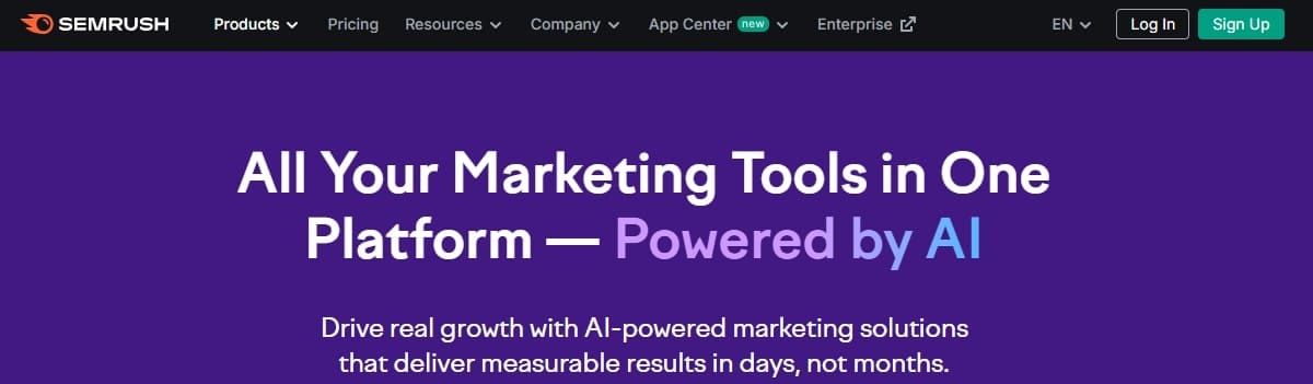 Semrush – Best AI SEO & Keyword Research Tool