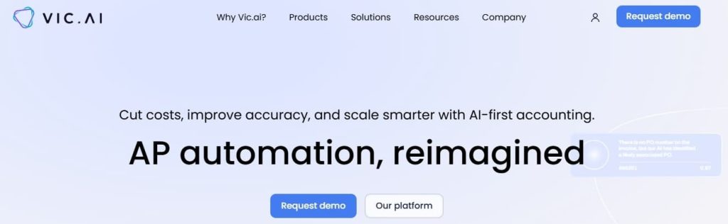 Vic.ai – Best for AI-Powered Expense Management