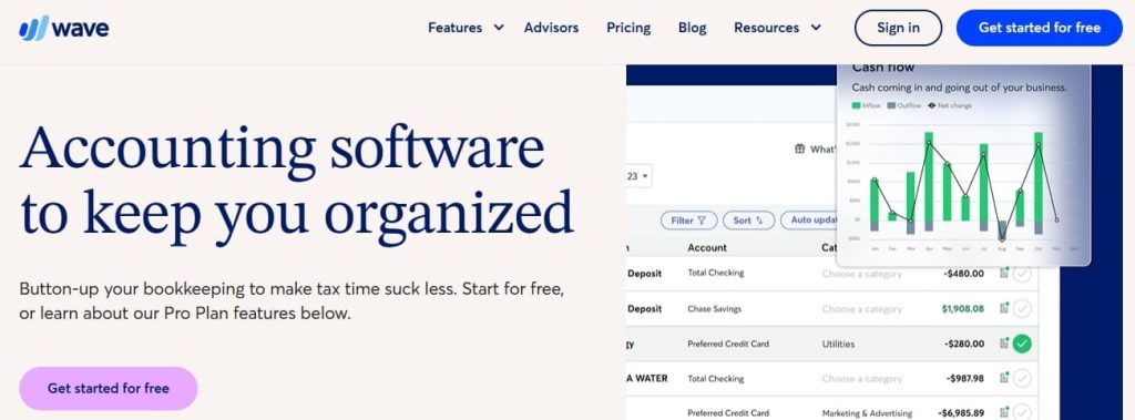 Wave Accounting AI – Best Free AI Tool for Accountants