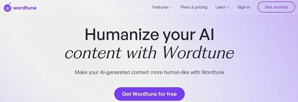 Wordtune – Best AI Tool for Blog Rewriting & Style